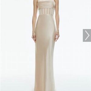 Alice + Olivia Valentina Draped Dress
